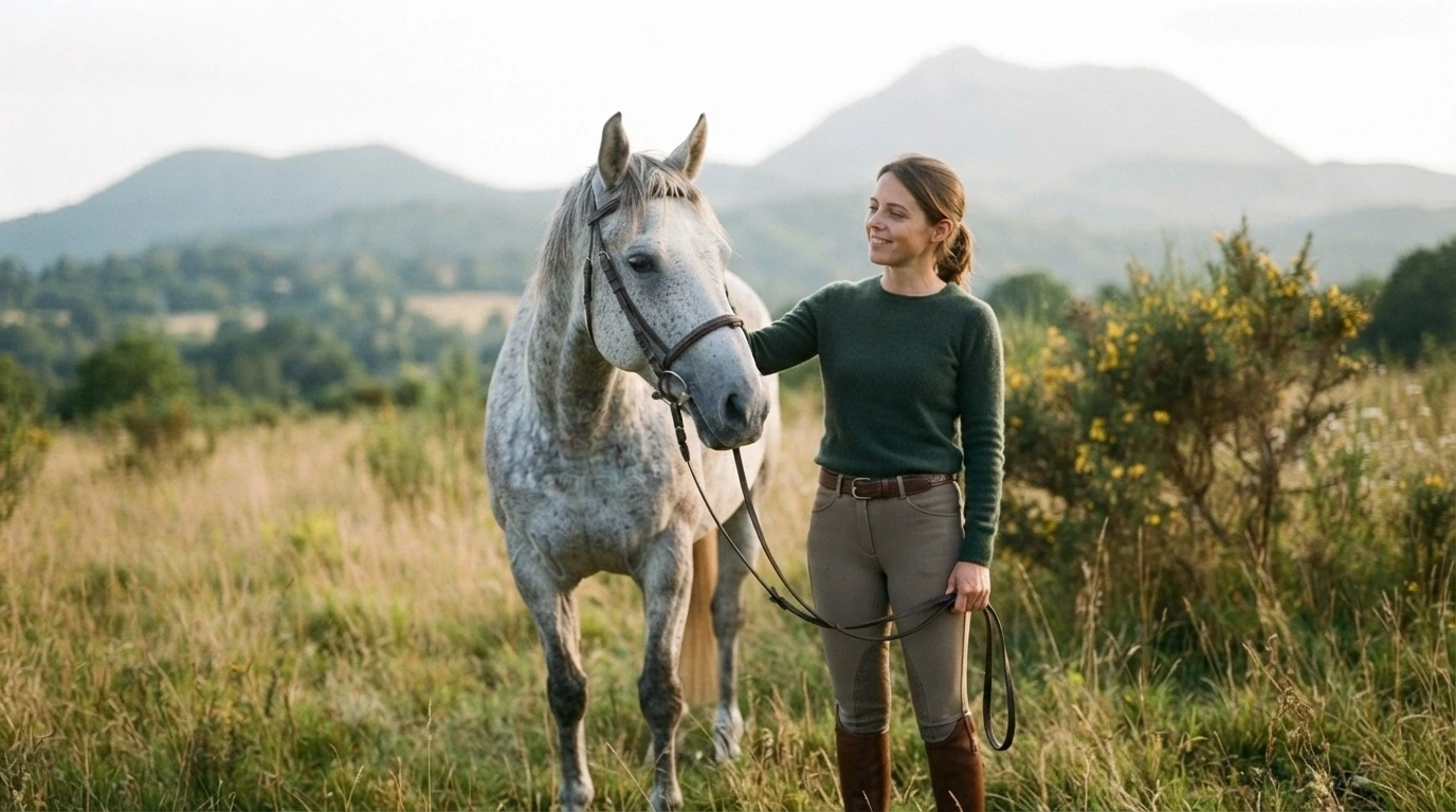 Cours d'équitation à Neuilly-le-Réal, Allier