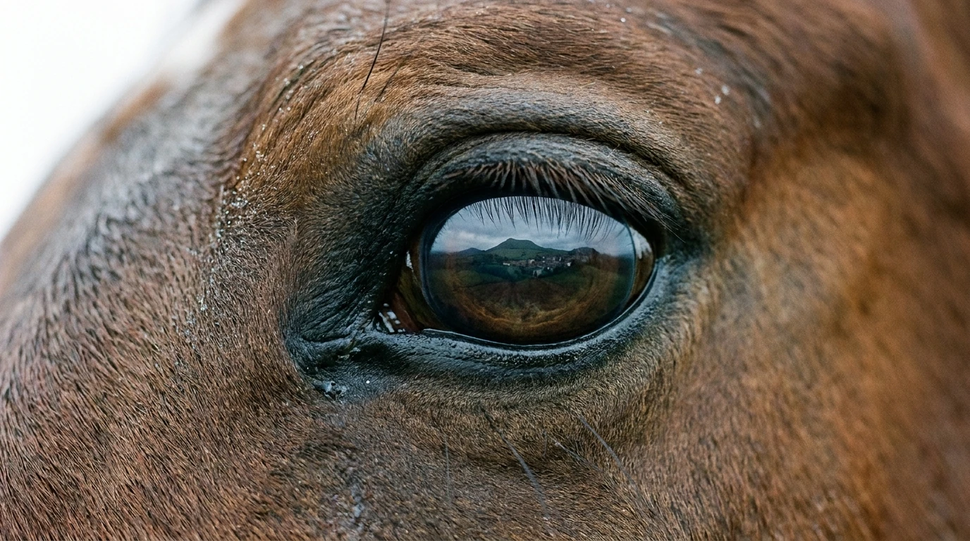 Un regard de cheval au Les Thénauds, Neuilly-le-Réal
